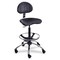 Safco Height-Adjustable Stool, 26"x26"x27"-34", Black SAF6660BL - alternate 2